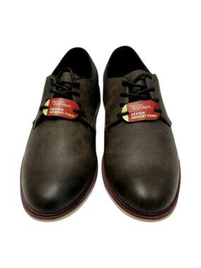 Dexter Comfort Warren Grey Brown Mens Shoes Sz 13 M Oxford Lace Up